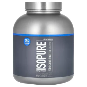Isopure Zero Carb Protein Powder, Creamy Vanilla, 4.5 lb (2.04 kg)